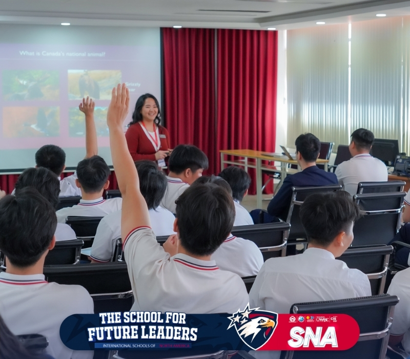 Lớp học tại SNA Nam Sài Gòn
